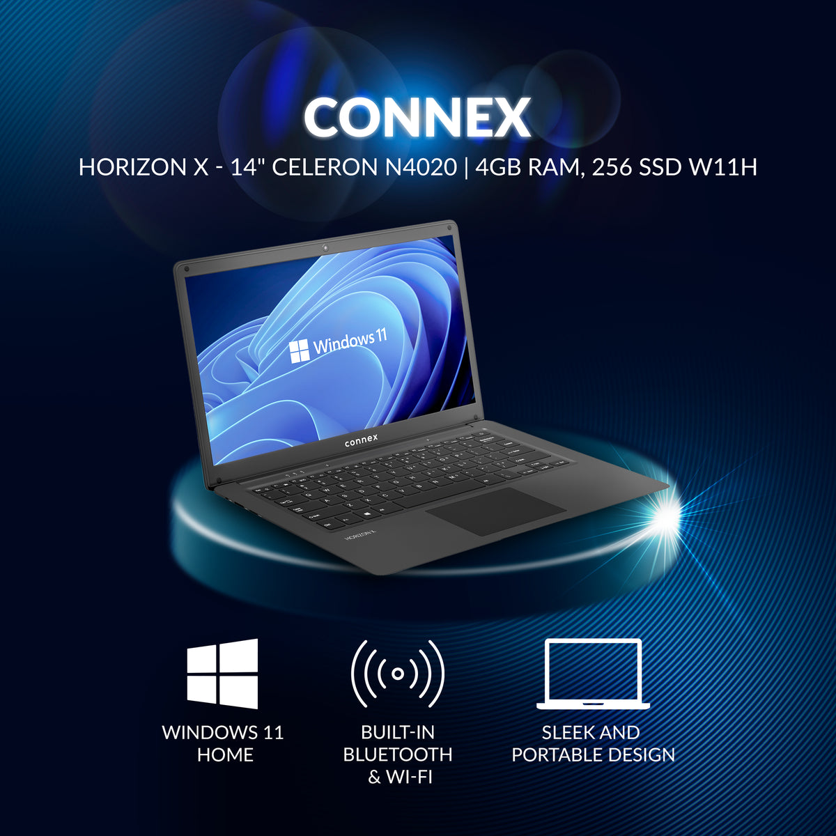 Horizon X - Connex 14" Celeron N4020 Laptop