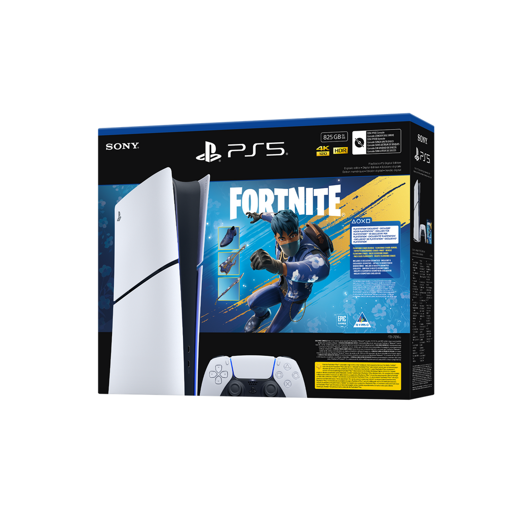 PS5 Playstation 5 Digital (E) + Fortnite Voucher + Ps S