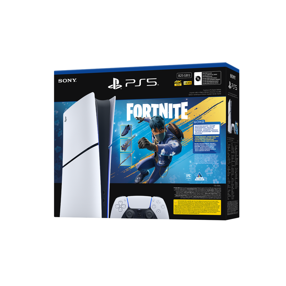PS5 Playstation 5 Digital (E) + Fortnite Voucher + Ps S